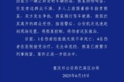 嫡女贵嫁重庆一司机因持续鸣笛引发争执 强行驶离致1人死亡4人受伤